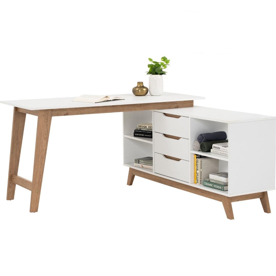 Bureau d’angle 1m40 avec retour